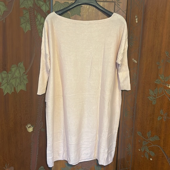 Peruvian connection XS pale pink tunic sweater - Picture 4 of 4